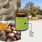 KNISTERGLAS Kerzenset NATUR