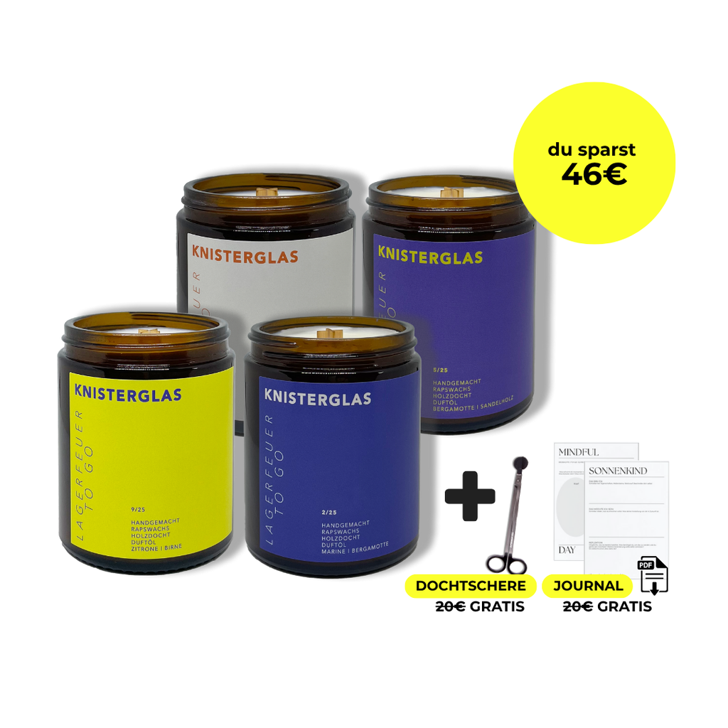 KNISTERGLAS Kerzenset ENERGIE