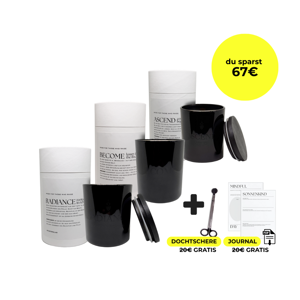 KNISTERGLAS Kerzenset LUXUS