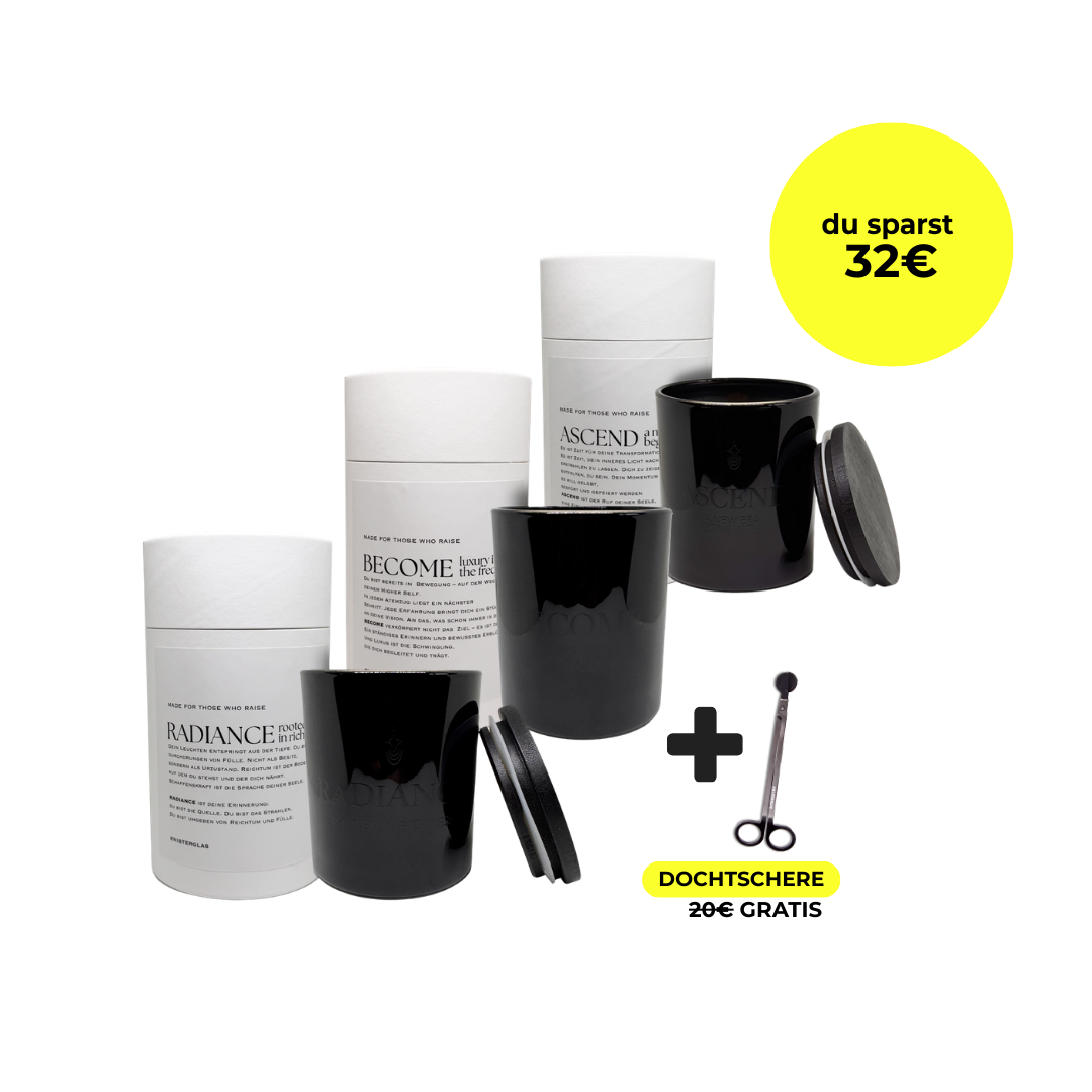 KNISTERGLAS Kerzenset LUXUS