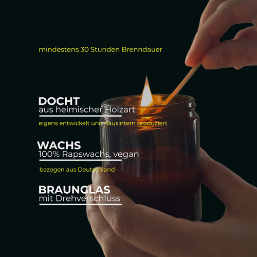01 ARGAN HANF Duftkerze