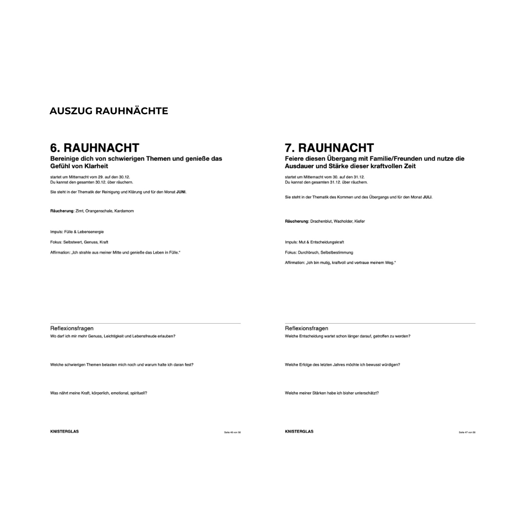 Rauhnächte Guide/Journal