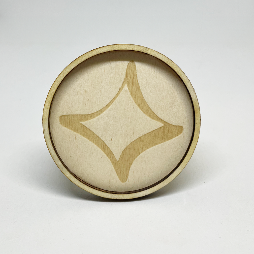 Untersetzer für Kerzenglas